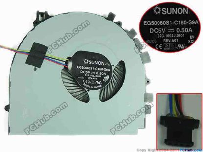 150536 SUNON EG50060S1-C180-S9A Cooling Fan  DC 5V SUNON EG50060S1-C180-S9A Cooling Fan  