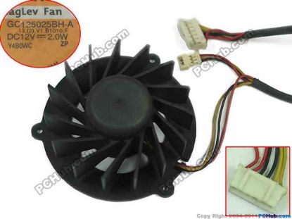 150728 SUNON GC125515BH-A Cooling Fan  13.(2).V1.B1010F, w35x3x3, 12V 2.0W SUNON GC125515BH-A Cooling Fan  