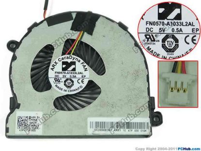 150766 ARX FN0570-A1033L2AL Cooling Fan  DC 5V 0.50A, Bare fan, 03RRG4, DC28000EDR0 ARX FN0570-A1033L2AL Cooling Fan  <h3 class="tb-main-title" data-title="全新原裝Inspiron 戴爾 14 5000 15MR 54471828T 1528風扇 03RRG4" style='font: 700 16px/21px tahoma, arial, "hiragino sans gb", 宋体, sans-serif; margin: 0px; padding: 0px; color: #3c3c3c; text-transform: none; text-indent: 0px; letter-spacing: normal; word-spacing: 0px; white-space: normal; min-height: 21px; background-color: #ffffff; -webkit-text-stroke-width: 0px;'>Inspiron 戴爾 14 5000 15MR 54471828T 1528</h3>
