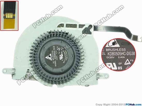 150846 Delta Electronics KDB0505HC Cooling Fan  KDB0505HC, -DG38,DC5V 0.36A, Bare fan  Delta Electronics KDB0505HC Cooling Fan  Microsoft pro3 1631 Surface Pro 3 fan<br />