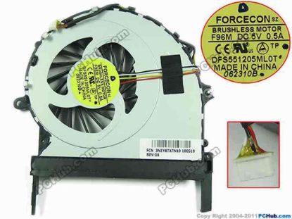 150932 Forcecon DFS551205ML0T Cooling Fan  DFS551205ML0T,DC5V 0.50A Bare fan  Forcecon DFS551205ML0T Cooling Fan  