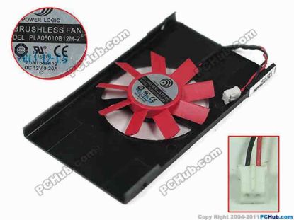 151575 Power Logic PLA05010B12M-2 Server - Frameless / GPU Fan DC 12V 0.20A Power Logic PLA05010B12M-2 Server - Frameless / GPU Fan 