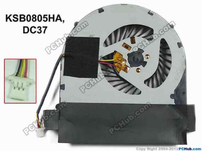 153928 Delta Electronics KSB0805HA Cooling Fan  DC37, DC5V 0.60A Bare Fan Delta Electronics KSB0805HA Cooling Fan  