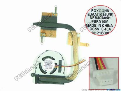 154016 Foxconn NFB40A05H Cooling Fan  DC 5V 0.50A Heatsink Fan Foxconn NFB40A05H Cooling Fan  