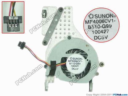 154115 SUNON MF40060V1-B110-G99 Cooling Fan  DC 5V Heatsink Fan SUNON MF40060V1-B110-G99 Cooling Fan  