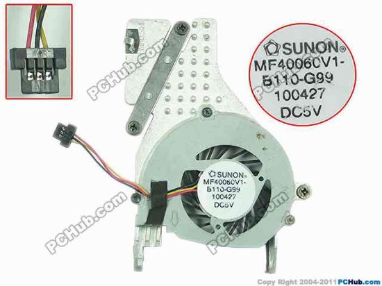 154115 SUNON MF40060V1-B110-G99 Cooling Fan  DC 5V Heatsink Fan SUNON MF40060V1-B110-G99 Cooling Fan  