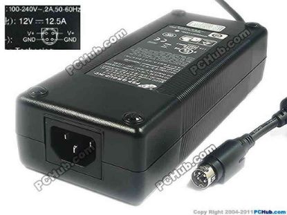 154218 FSP Group Inc FSP150-AHAN1 AC Adapter- Laptop 12V 12.5A, 4-Pin p1&4=V+, C14 FSP Group Inc FSP150-AHAN1 AC Adapter- Laptop 