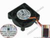 154456 Everflow R124010DL Server - Square Fan DC 12V 0.10A, 40x40x10mm, Balck Everflow R124010DL Server - Square Fan 