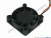 154456 Everflow R124010DL Server - Square Fan DC 12V 0.10A, 40x40x10mm, Balck Everflow R124010DL Server - Square Fan 
