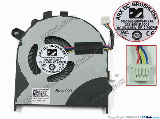 154461 ARX FN0565-SP084P2AL Cooling Fan  FN0565-SP084P2AL, 023.1001P.0001 ARX FN0565-SP084P2AL Cooling Fan