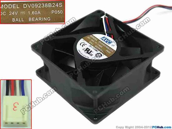 157029 AVC DV09238B24S Server - Square Fan DV09238B24S, P050 AVC DV09238B24S Server - Square Fan 
