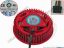 158090 NTK FD9238H12S Server - Round Fan 12V 0.80A, W50x4x4, D75xC37, Red Blower NTK FD9238H12S Server - Round Fan S