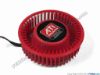 158090 NTK FD9238H12S Server - Round Fan 12V 0.80A, W50x4x4, D75xC37, Red Blower NTK FD9238H12S Server - Round Fan S
