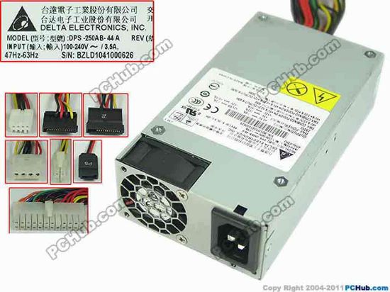 158323 Delta Electronics DPS-250AB-44 Server - Power Supply 250W, DPS-250AB-44 A Delta Electronics DPS-250AB-44 Server - Power Supply 