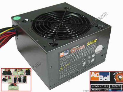 162658 Acbel Polytech PCB027 Server - Power Supply 550W,  220-230V 5A, 50Hz, PCB027 Acbel Polytech PCB027 550W, Server - Power Supply