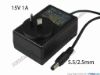 164393 PCH OEM Power AC Adapter 5V-12V 15V 1A, 5.5/2.5mm, AU 2-Pin, New PCH OEM Power AC Adapter 5V-12V 