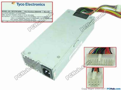 167251 Tyco SPI270F4B24 Server - Power Supply 270W, SPI270F4B24 Tyco SPI270F4B24 Server - Power Supply 