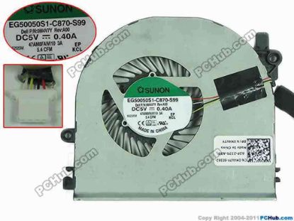 167281 SUNON EG50050S1-C870-S99 Cooling Fan  EG50050S1-C870-S99, 0M4V7Y SUNON EG50050S1-C870-S99 Cooling Fan  