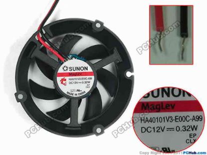 167289 SUNON HA40101V3-E00C-A99 Server - Round Fan HA40101V3-E00C-A99 SUNON HA40101V3-E00C-A99 Server - Round Fan 
