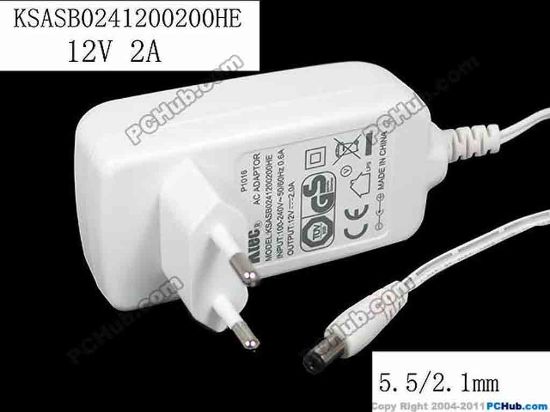 168259 Ktec KSASB0241200200HE AC Adapter 5V-12V KSASB0241200200HE Ktec KSASB0241200200HE AC Adapter 5V-12V 