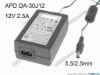 172229 APD / Asian Power Devices DA-30J12 AC Adapter 5V-12V 12V 2.5A, 5.5/2.5mm, 2P, New APD / Asian Power Devices DA-30J12 AC Adapter 5V-12V 
