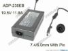 172330 Delta Electronics ADP-230EB AC Adapter- Laptop 19.5V 11.8A, Barrel 7.4/5.0mm With Pin, IEC C14, " Delta Electronics ADP-230EB AC Adapter- Laptop 