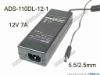 172587 HOIOTO ADS-110DL-12-1 AC Adapter 5V-12V 12V 7A, 5.5/2.5mm, C14, New HOIOTO ADS-110DL-12-1 AC Adapter 5V-12V