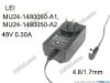 172785 LEI / Leader MU24-1480050-A1 AC Adapter 20V & Above 48V 0.50A, 4.8/1.7mm, US 2P Plug, New LEI / Leader MU24-1480050-A1 AC Adapter 20V & Above 