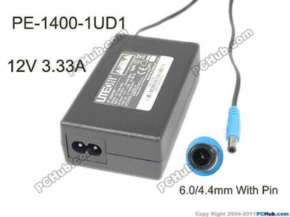 172894 LITE-ON PE-1400-1UD1 AC Adapter 5V-12V 12V 3.33A, 6.0/4.4mm WP, 2P, New LITE-ON PE-1400-1UD1 AC Adapter 5V-12V 