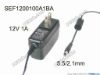 172902 Mass Power SEF1200100A1BA AC Adapter 5V-12V 12V 1A, 5.5/2.1mm, US 2P Plug, New Mass Power SEF1200100A1BA AC Adapter 5V-12V 