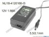 172923 Motorola NU18-4120166-I3 AC Adapter 5V-12V 12V 1.66A, 5.5/2.1mm, 2P Motorola NU18-4120166-I3 AC Adapter 5V-12V