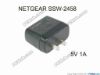172951 NETGEAR SSW-2458 AC Adapter 5V-12V 5V 1A, USB Port, US 2P Plug, New NETGEAR SSW-2458 AC Adapter 5V-12V