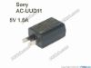 173134 Sony AC Adapter (Sony) AC Adapter 5V-12V 5V 1.5A, USB Port, US 2P Plug, New Sony AC Adapter (Sony) AC Adapter 5V-12V