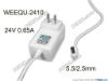 173239 WEEQU WEEQU-2410 AC Adapter 20V & Above 24V 0.65A, 5.5/2.5mm, US 2P Plug, New WEEQU WEEQU-2410 AC Adapter 20V & Above 