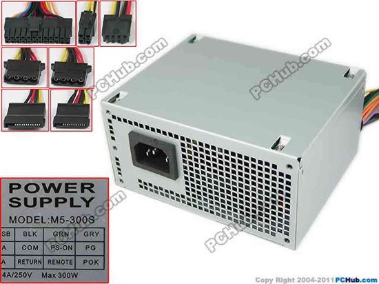 173886 R-Senda / ROSOR M5-300S Server - Power Supply 300W, M5-300S R-Senda / ROSOR M5-300S Server - Power Supply