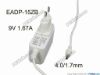 174578 Delta Electronics EADP-15ZB AC Adapter 5V-12V 9V1.67A, 4.0/1.7mm, EU 2-Pin Plug Delta Electronics EADP-15ZB AC Adapter 5V-12V