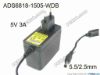174727 UPH EU Plug AC Adapter 5V-12V 5V 3A, Barrel 5.5/2.5mm, EU 2-Pin Plug, ADS6818-15 UPH EU Plug AC Adapter 5V-12V 