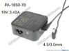 176494 ASUS Common Item (Asus) AC Adapter- Laptop PA-1650-78, 19V 3.42A, Barrel 4.5/3.0mm, 3-Prong ASUS Common Item (Asus) AC Adapter- Laptop <p><span style="color: #ff0000;">ASUS PU450C/550V PRO551 PU500C</span></p>