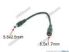 176507 PCH For Laptop DC Tip Converter-Wire 5.5x1.7mm To  5.5x2.5mm Plug, 200mm, 60 Watts PCH For Laptop DC Tip Converter-Wire 