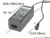 178773 HOIOTO ADS-18SG-09-2 AC Adapter 5V-12V 9V 1A, Barrel 3.5/1.35mm, 2-Prong, ADS-18SG-09-2 HOIOTO ADS-18SG-09-2 AC Adapter 5V-12V 
