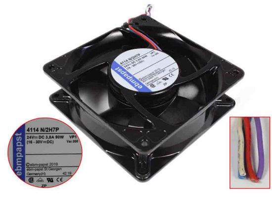 205582 ebm-papst 4114 N/2H7P Server-Square Fan 4114 N/2H7P ebm-papst 4114 N/2H7P Server-Square Fan