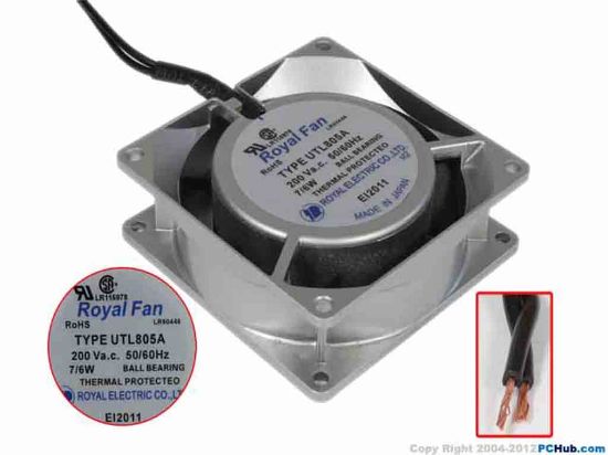 206543 Royal Fan UTL805A Server-Square Fan UTL805A Royal Fan UTL805A Server-Square Fan