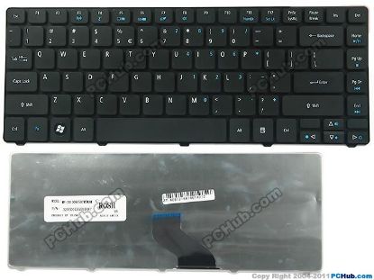 Picture of Acer Aspire 4736 Series Keyboard US with "€", 15", Black, New