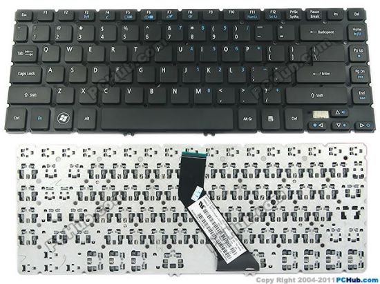 Picture of Acer Aspire V5-471 Series Keyboard 90.4TU07.O1D, US, "NEW"