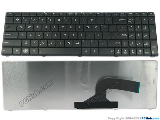 Picture of ASUS A52 series Keyboard US, 15", Black, New