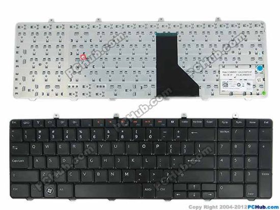 Picture of Dell Inspiron 17 (1764) Keyboard US with "€", 15, Black