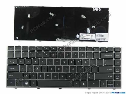 Picture of HP ProBook 4340s Keyboard 684252-001, US, with Frame  "New"