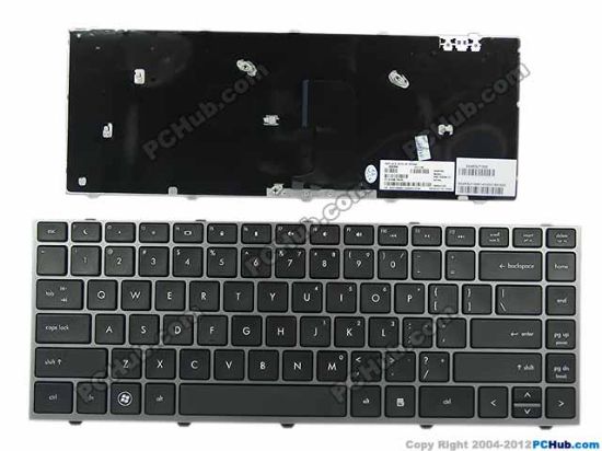 Picture of HP ProBook 4340s Keyboard 684252-001, US, with Frame  "New"