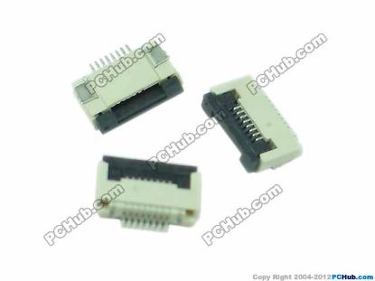 Picture of PCH Component Connector- 0.5mm / 2.0mm Ht 0.5mm Pitch, 8-pin, Flip type