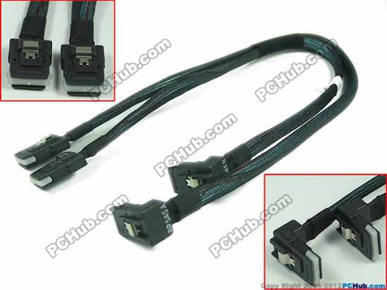 Picture of Dell Server Parts Cable - Various Y1MGK,PE R720 PERC-Right Bay BP SAS Cable-New